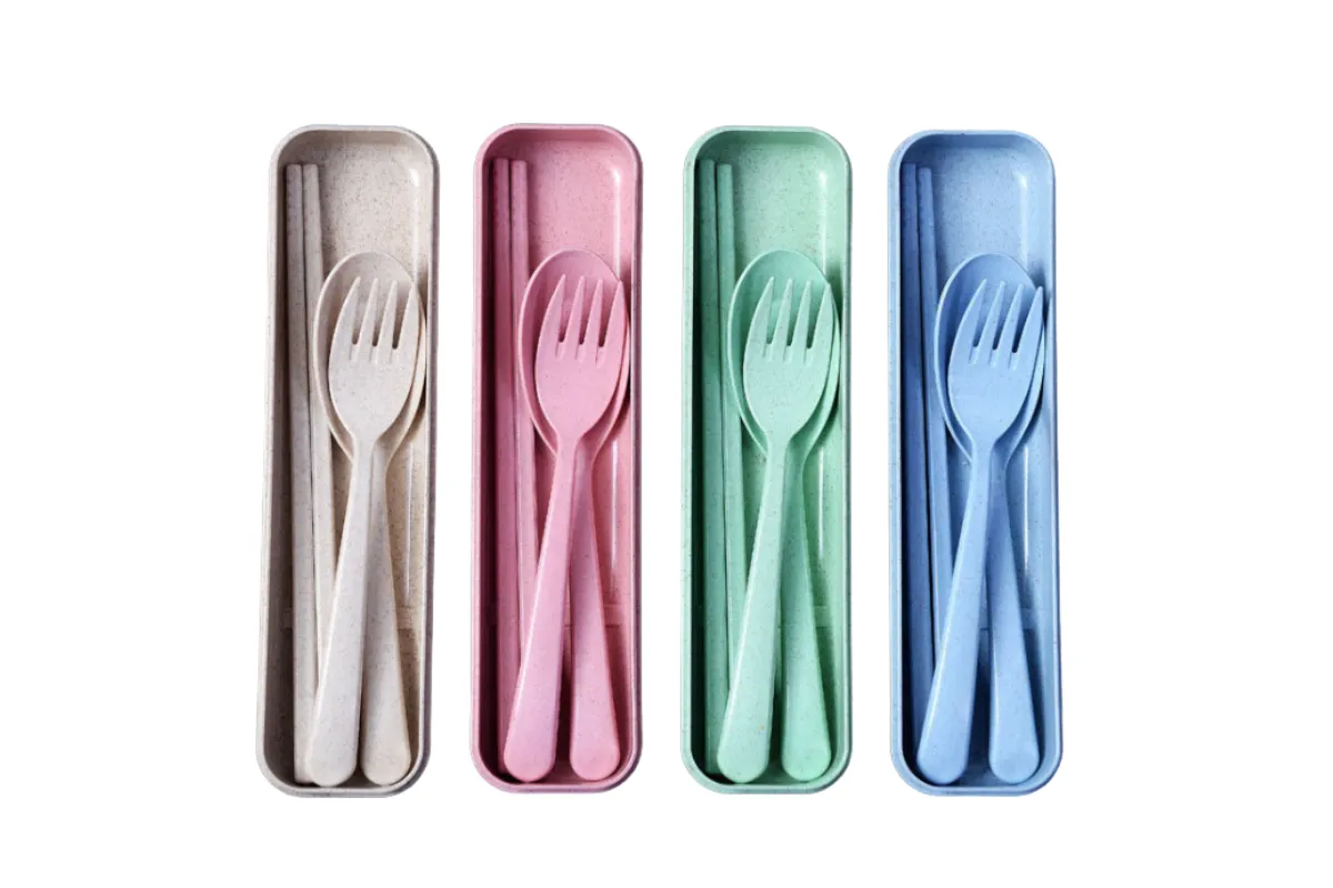 Wheat Straw Utensils Set