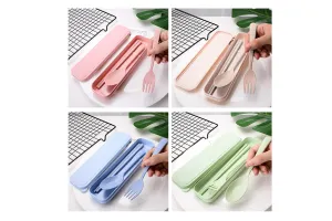 Wheat Straw Utensils Set