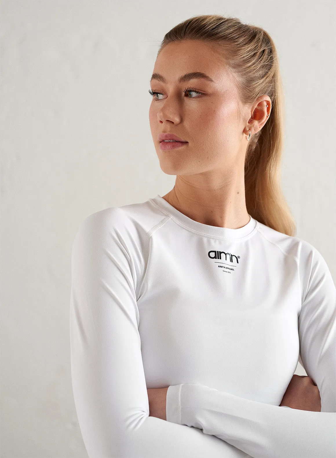White Edge Core Long Sleeve