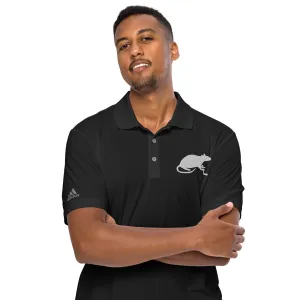 White Stick and Rat River Rat adidas performance polo shirt