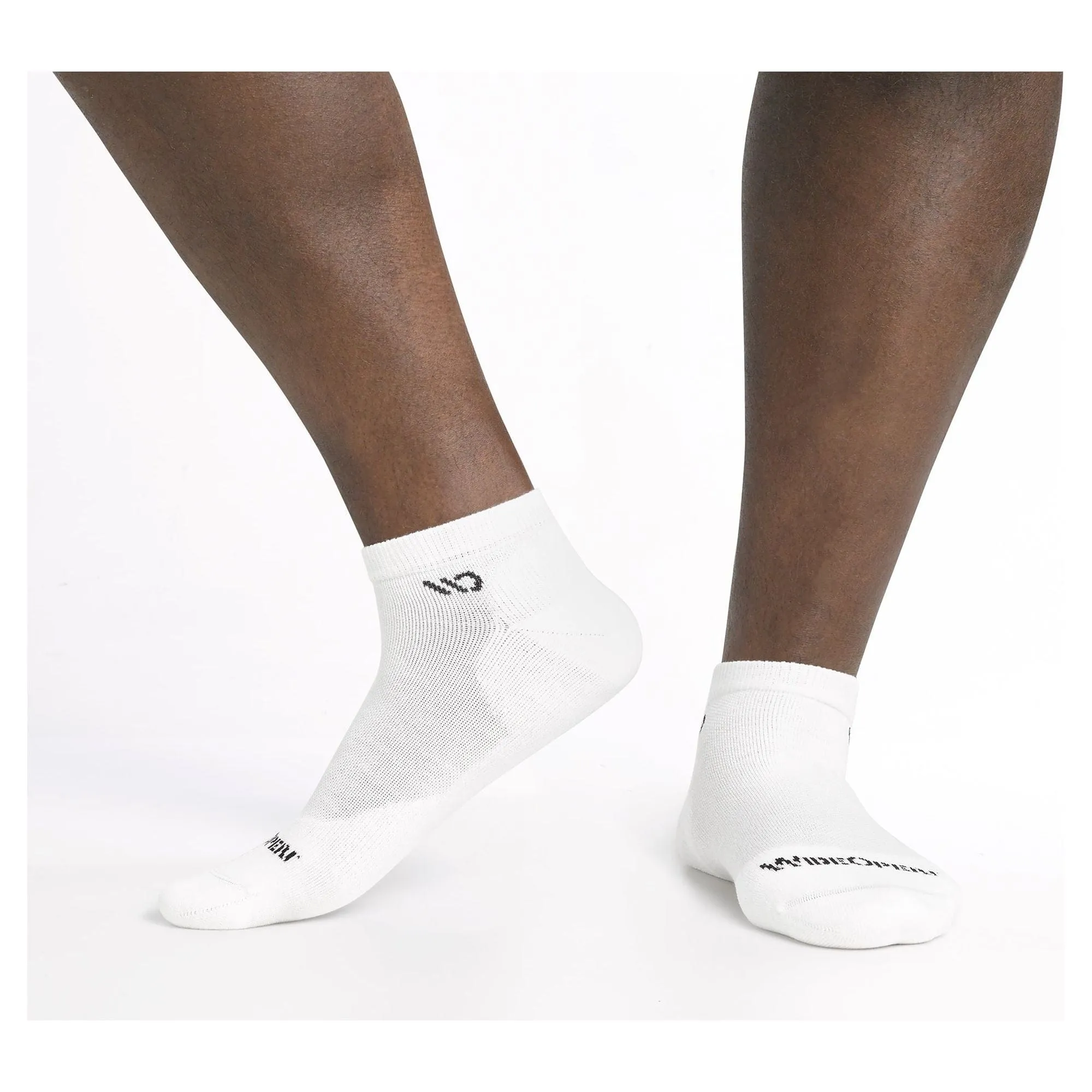 Wide Open Mens Solid Cushioned No Show Socks