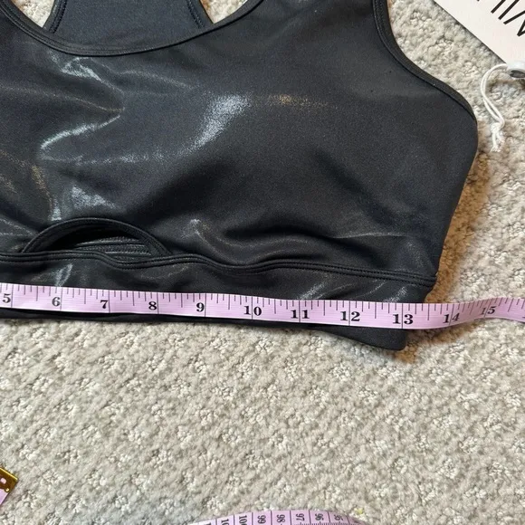 Wildfox Women's‎ Black Pullover Racerback Isabella Sports Bra NWT