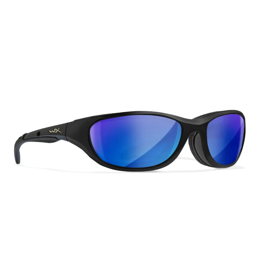Wiley X AirRage Captivate Polarised Blue Lens w/ Gloss Black Frame