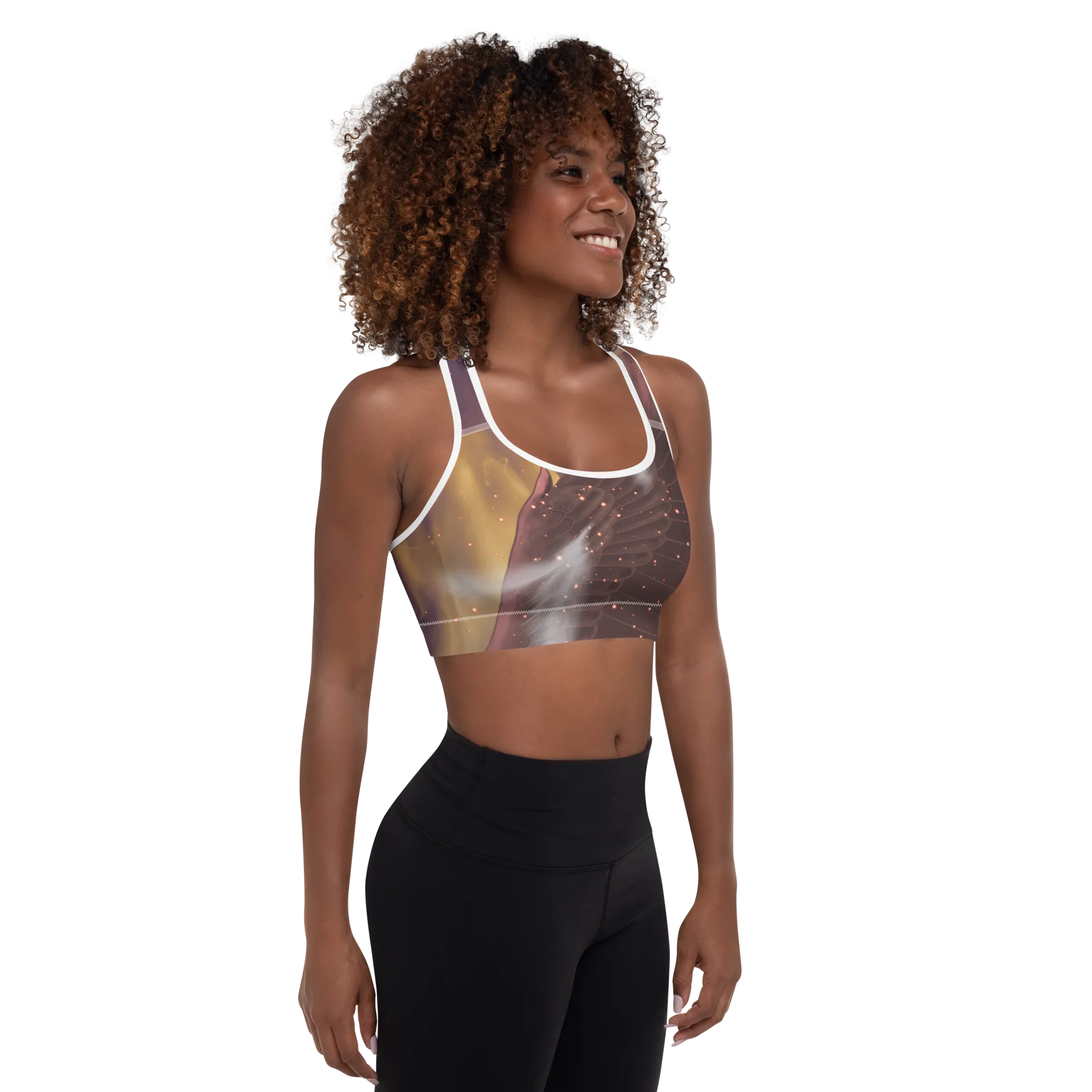Wings Padded Sports Bra