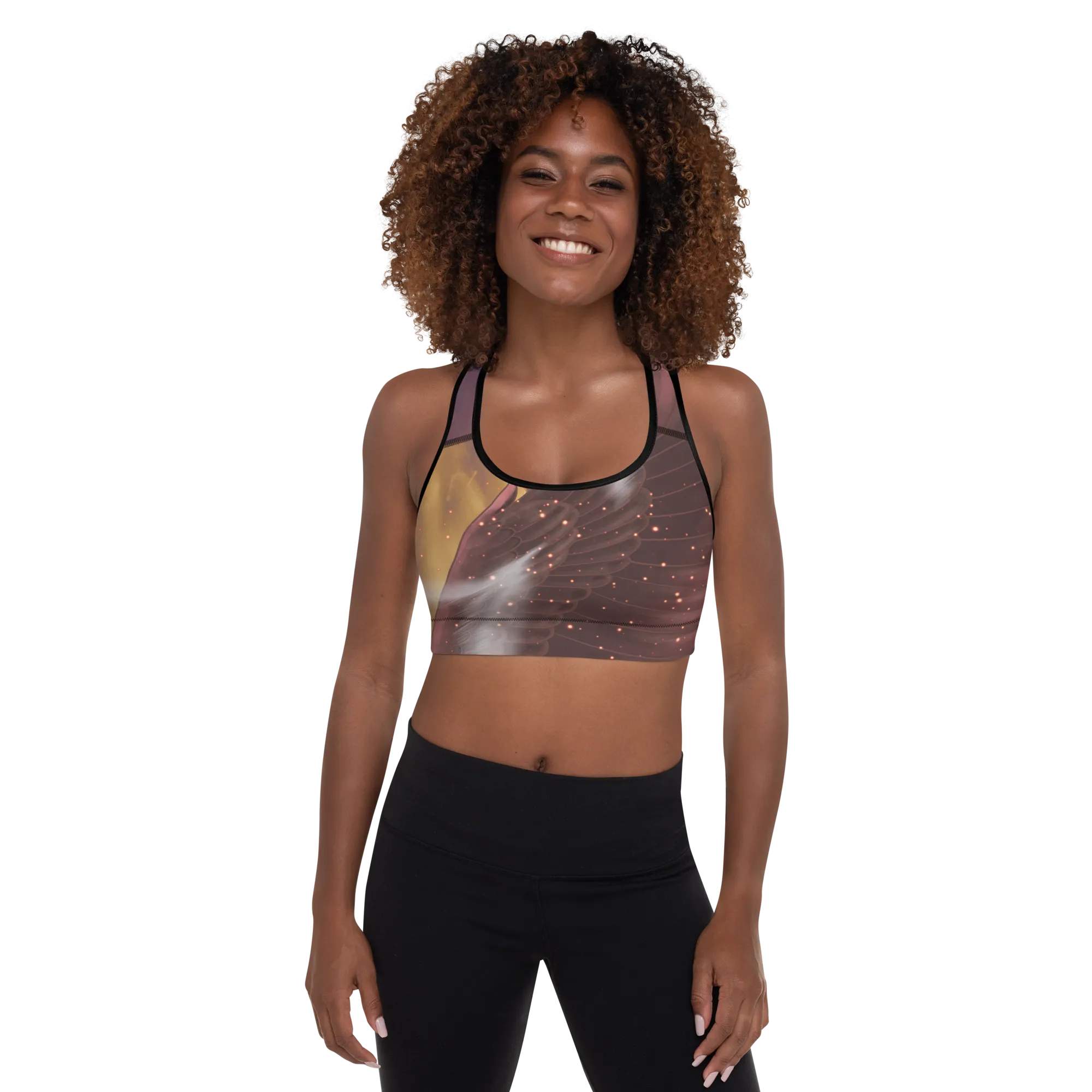 Wings Padded Sports Bra