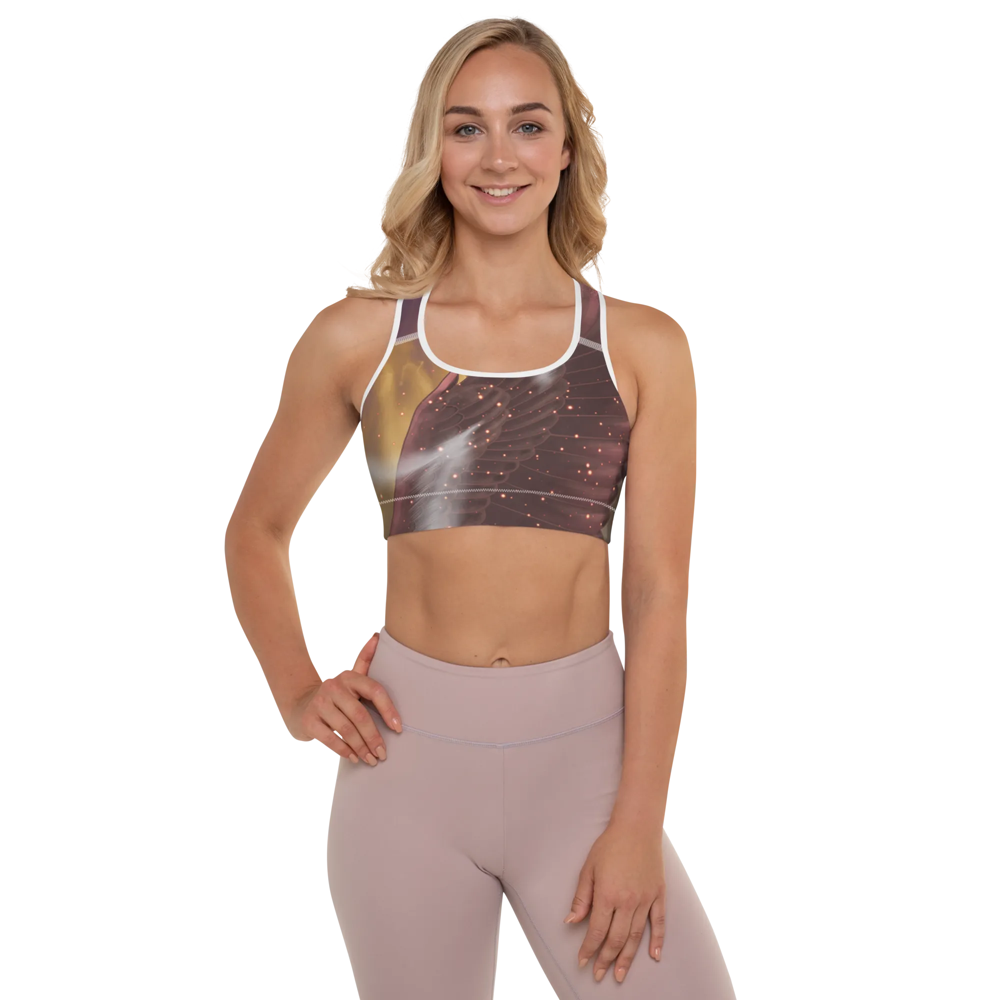 Wings Padded Sports Bra