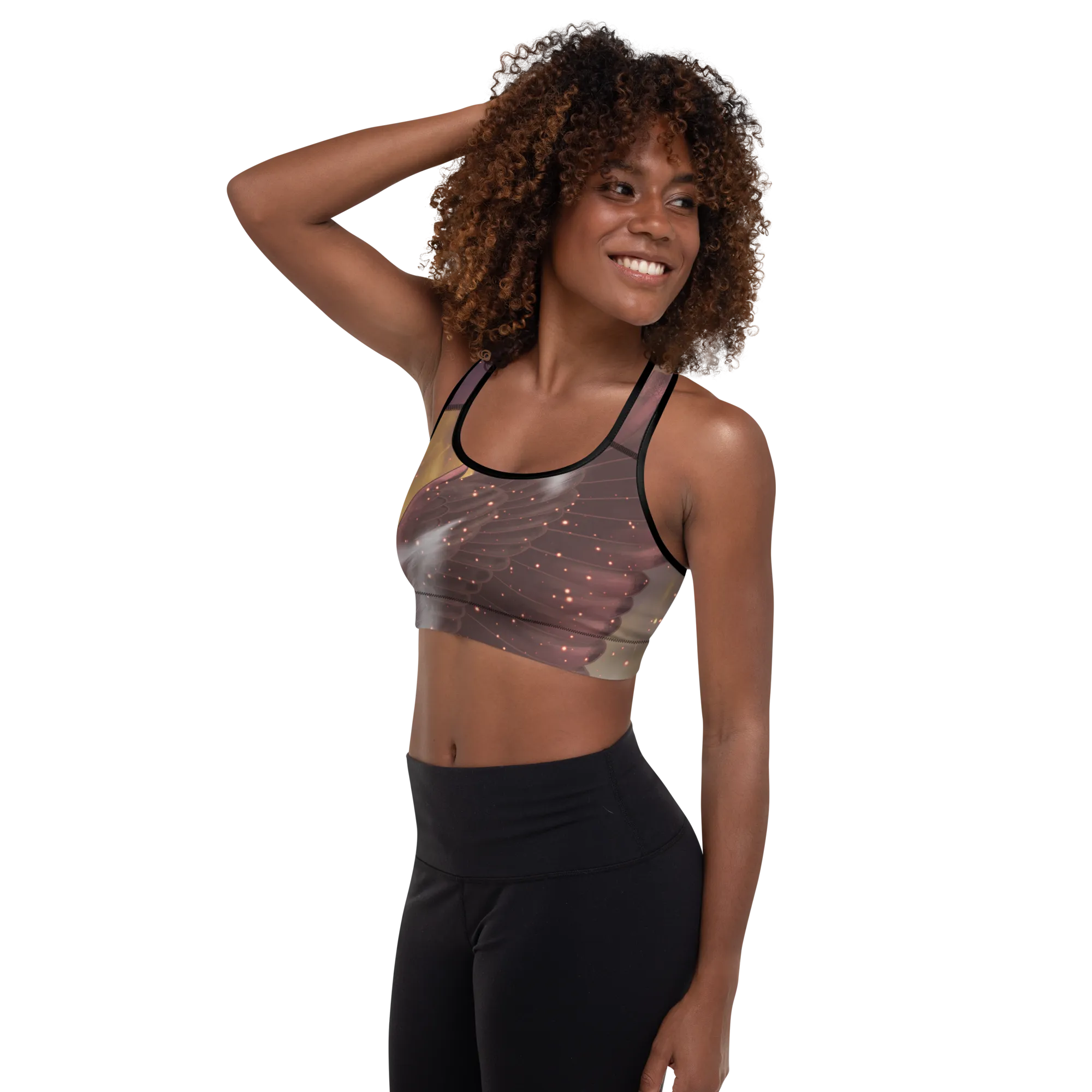 Wings Padded Sports Bra