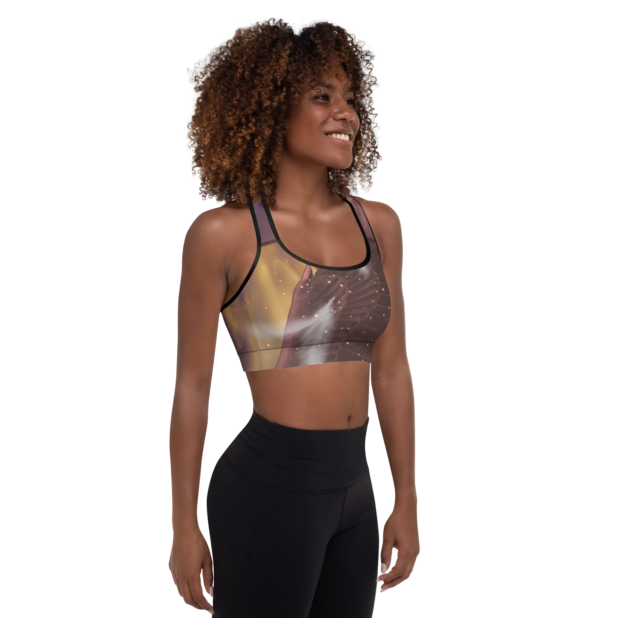 Wings Padded Sports Bra