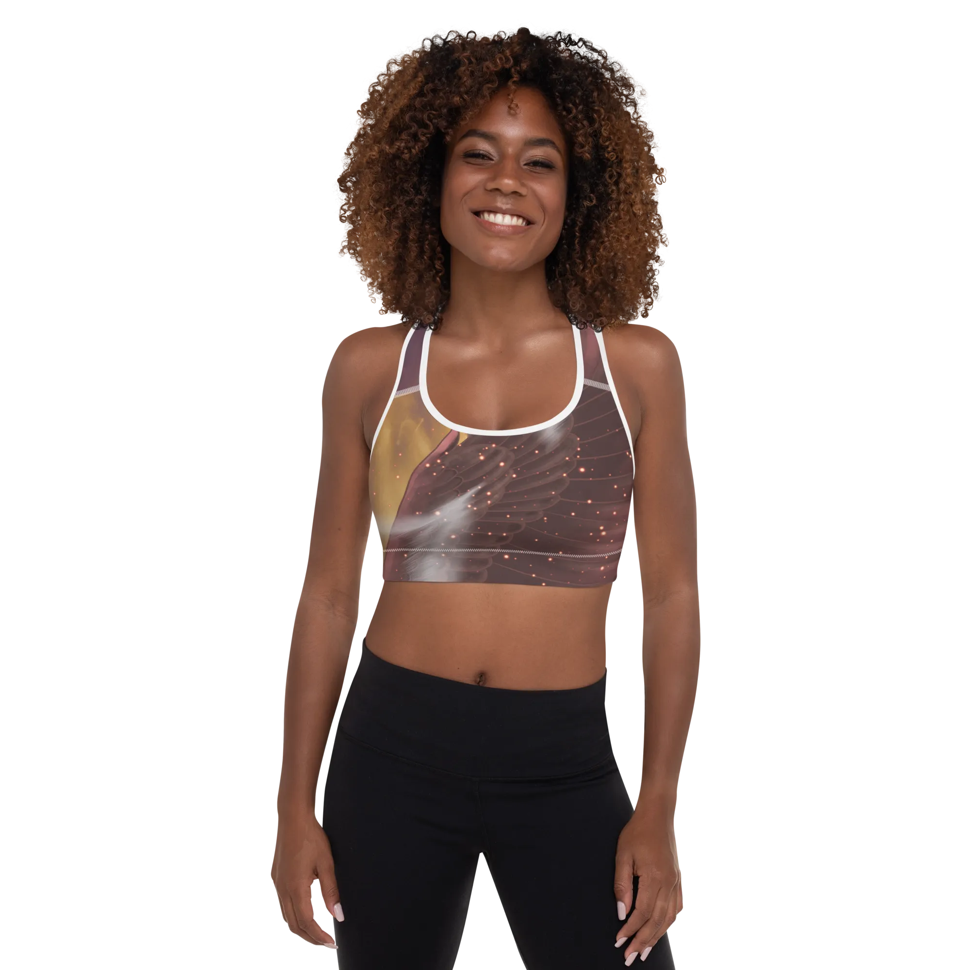 Wings Padded Sports Bra