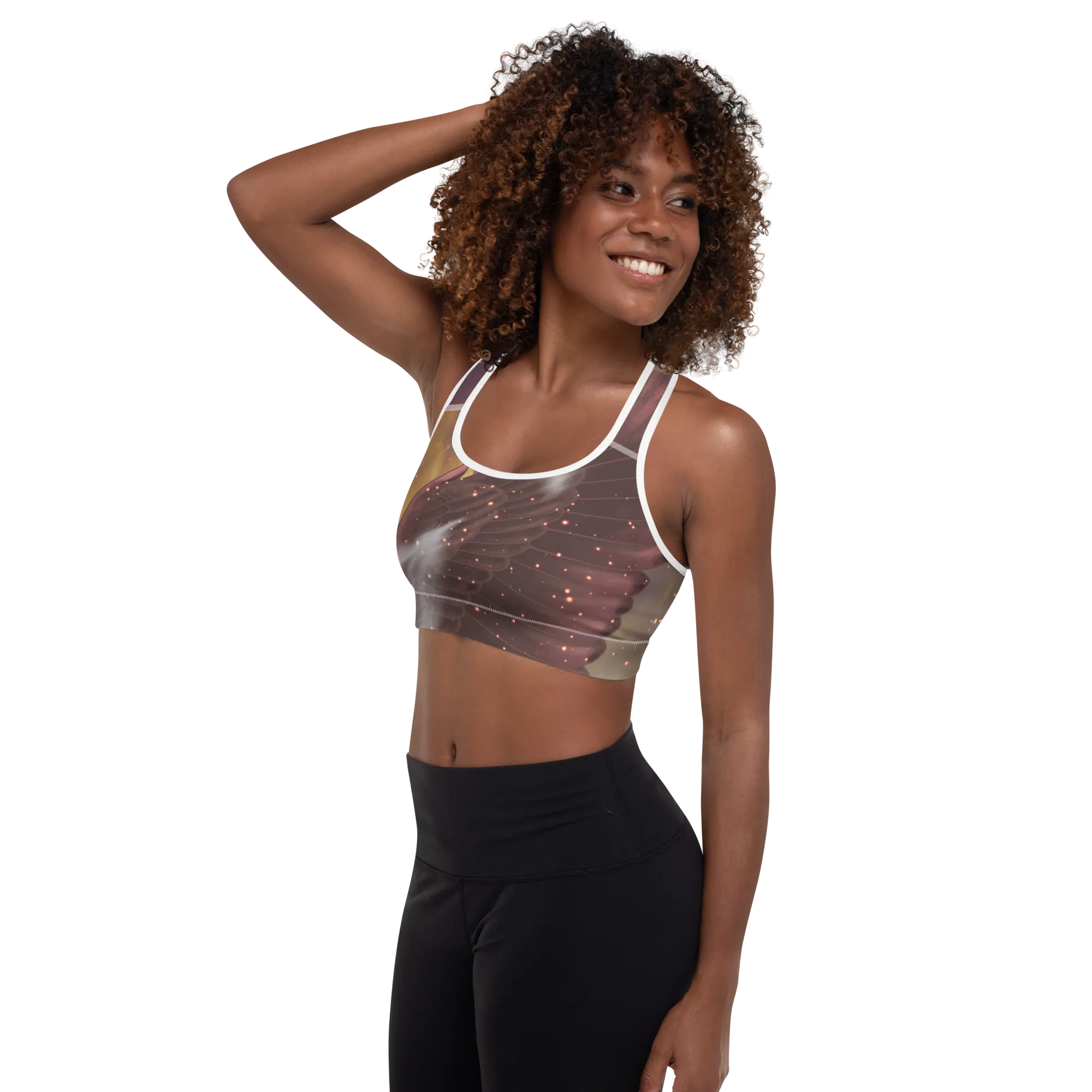 Wings Padded Sports Bra
