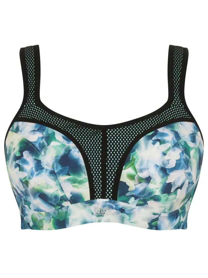 Wired Sports Bra In Digital Bloom - Panache