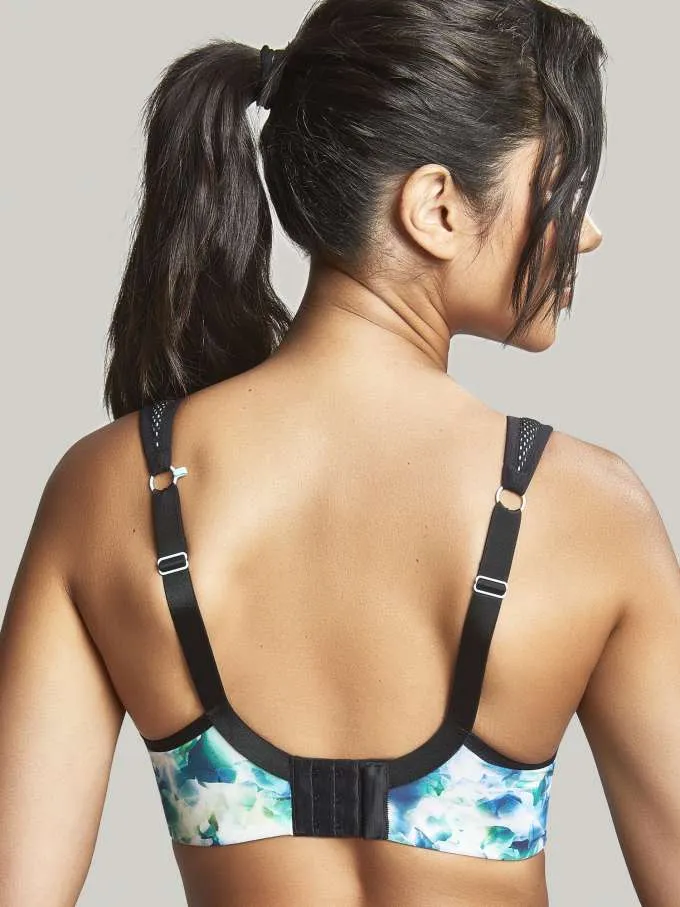 Wired Sports Bra In Digital Bloom - Panache