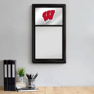 Wisconsin Badgers: Mirrored Dry Erase Board