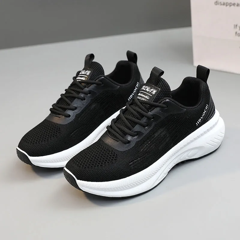 Women's Autumn Platform Running Stylish Lightweight Simple Sneakers
