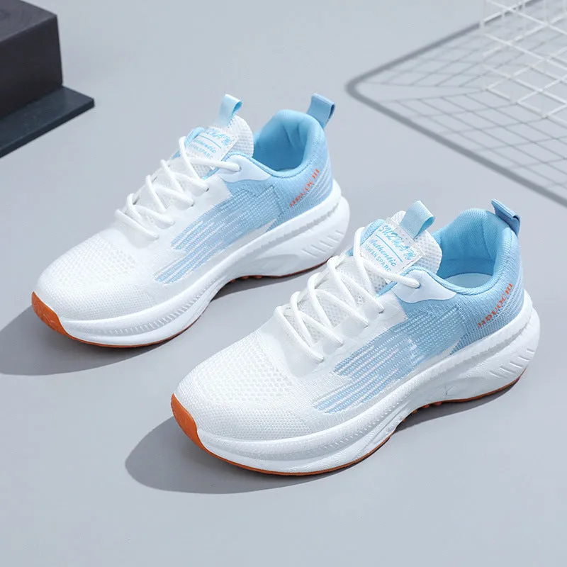 Women's Autumn Platform Running Stylish Lightweight Simple Sneakers