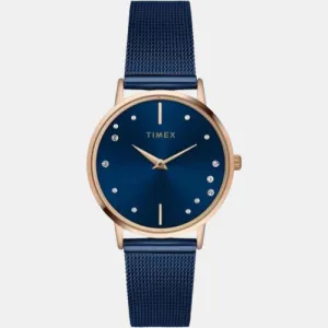 Women's Blue Analog Leather Watch TWEL15604