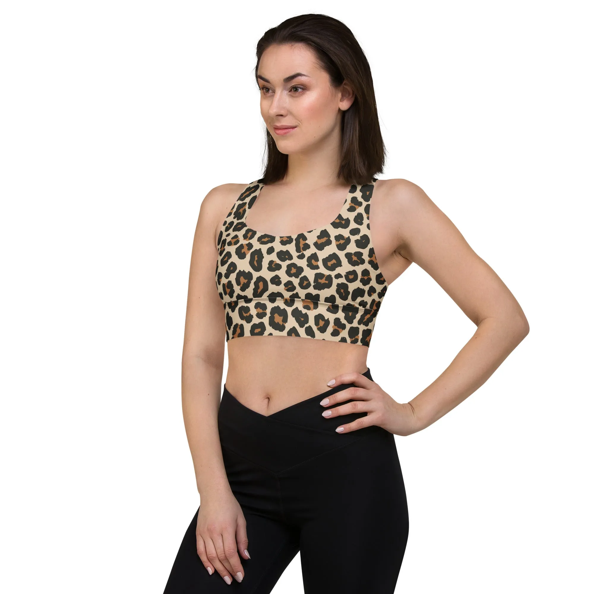 Women's Cheetah Sports Bra
