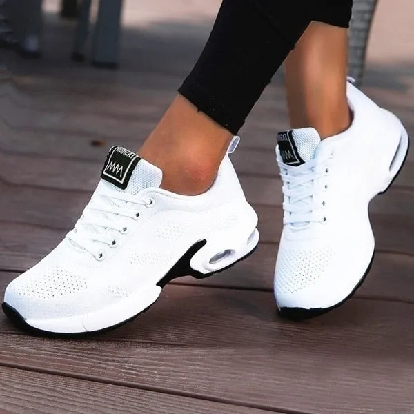 Women's Classic Lightweight Mesh Lace Up Sneakers | Breathable for Everyday Wear