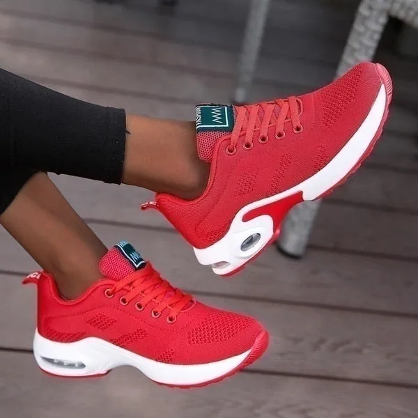 Women's Classic Lightweight Mesh Lace Up Sneakers | Breathable for Everyday Wear