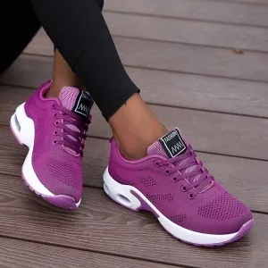 Women's Classic Lightweight Mesh Lace Up Sneakers | Breathable for Everyday Wear