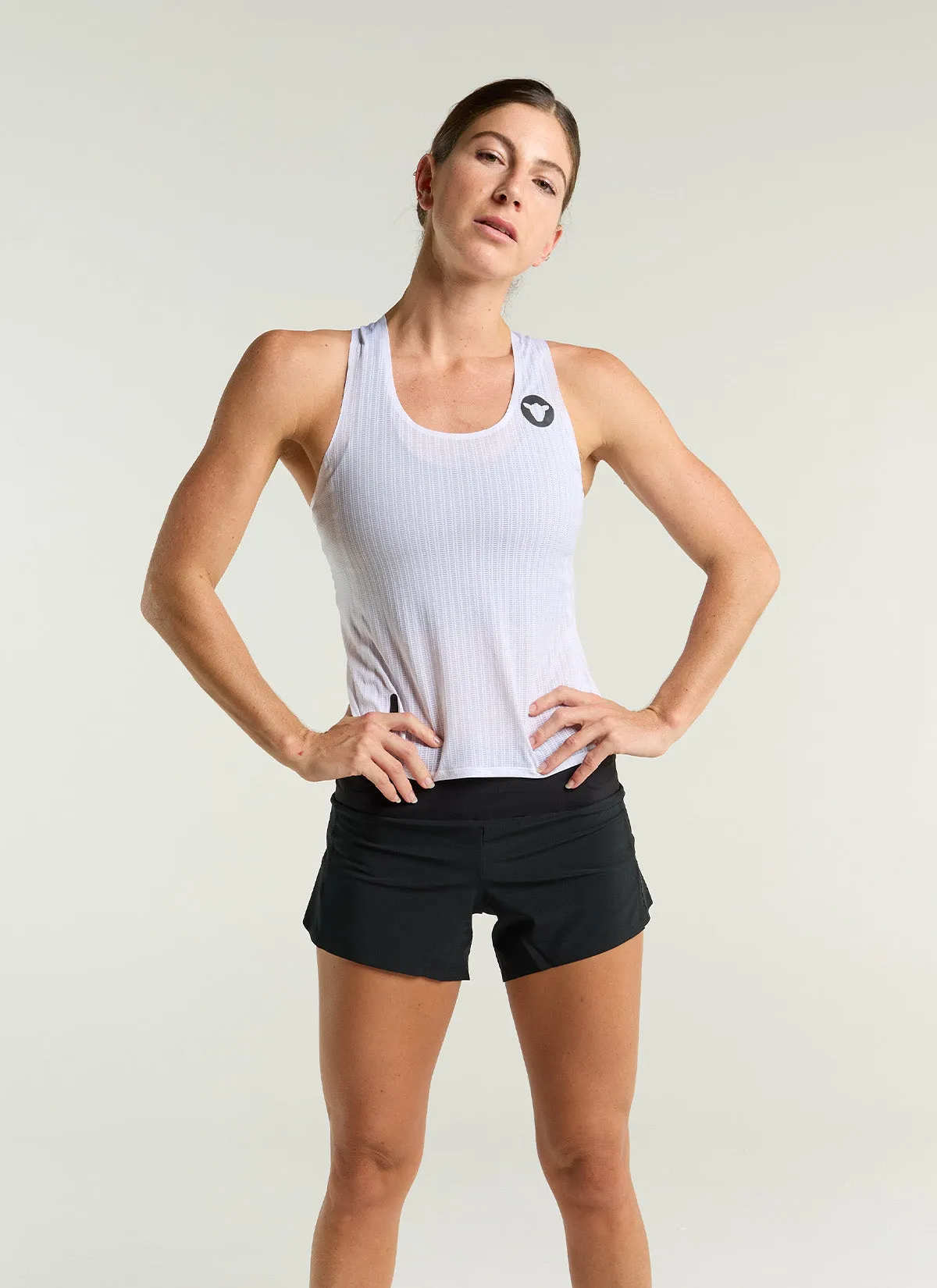 Women's Fly Singlet - White Reflective