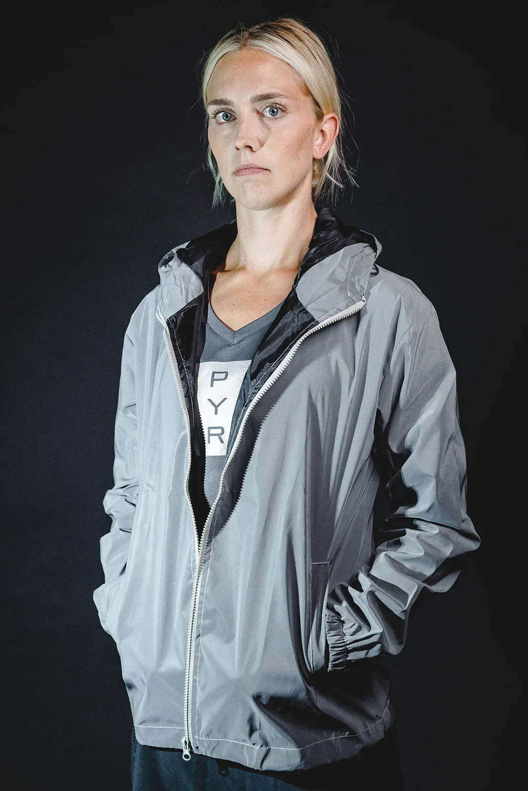 WOMEN'S FULLY REFLECTIVE LIGHTWEIGHT RUNNING JACKET