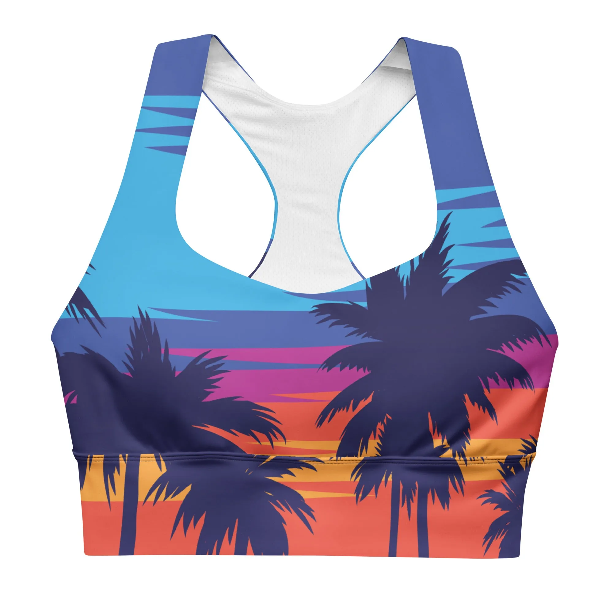 Women's Palm Trees x Sunsets Sports Bra