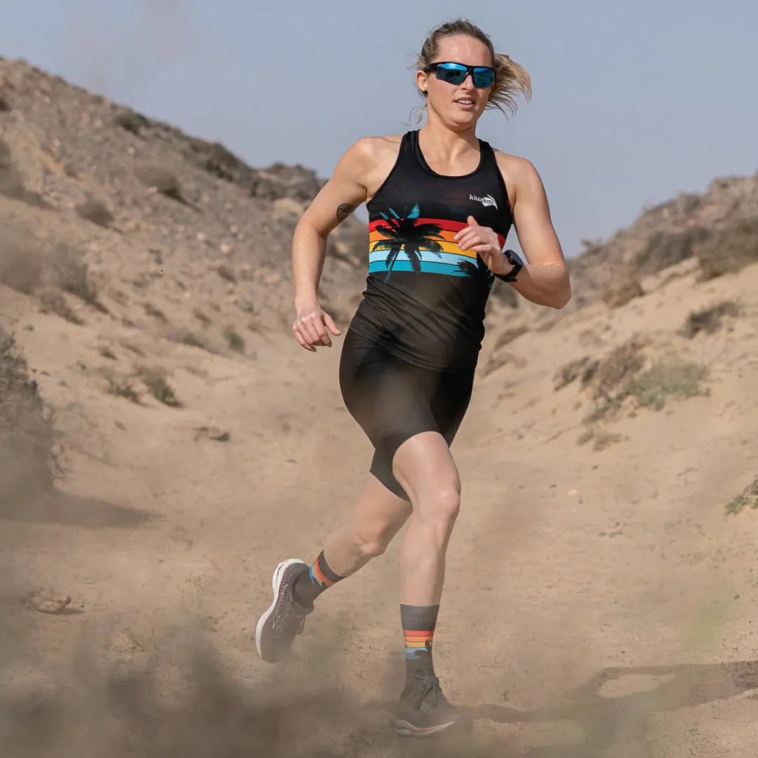 WOMEN'S RUNNING TANK MALIBU BLACK