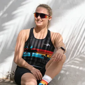 WOMEN'S RUNNING TANK MALIBU BLACK