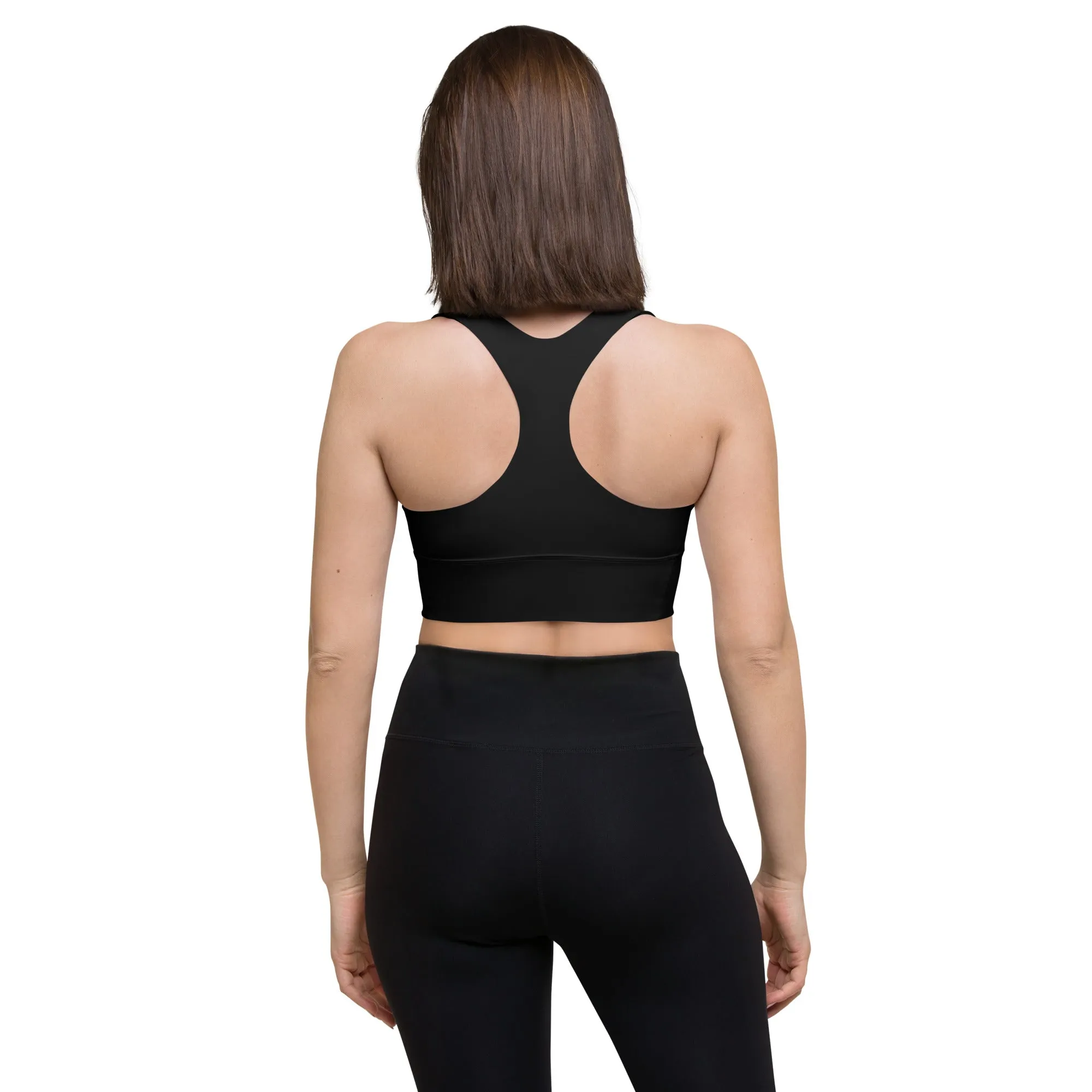 Women's Runway Girlz Sports Bra (Black/Red)