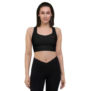 Women's Runway Girlz Sports Bra (Black/Red)