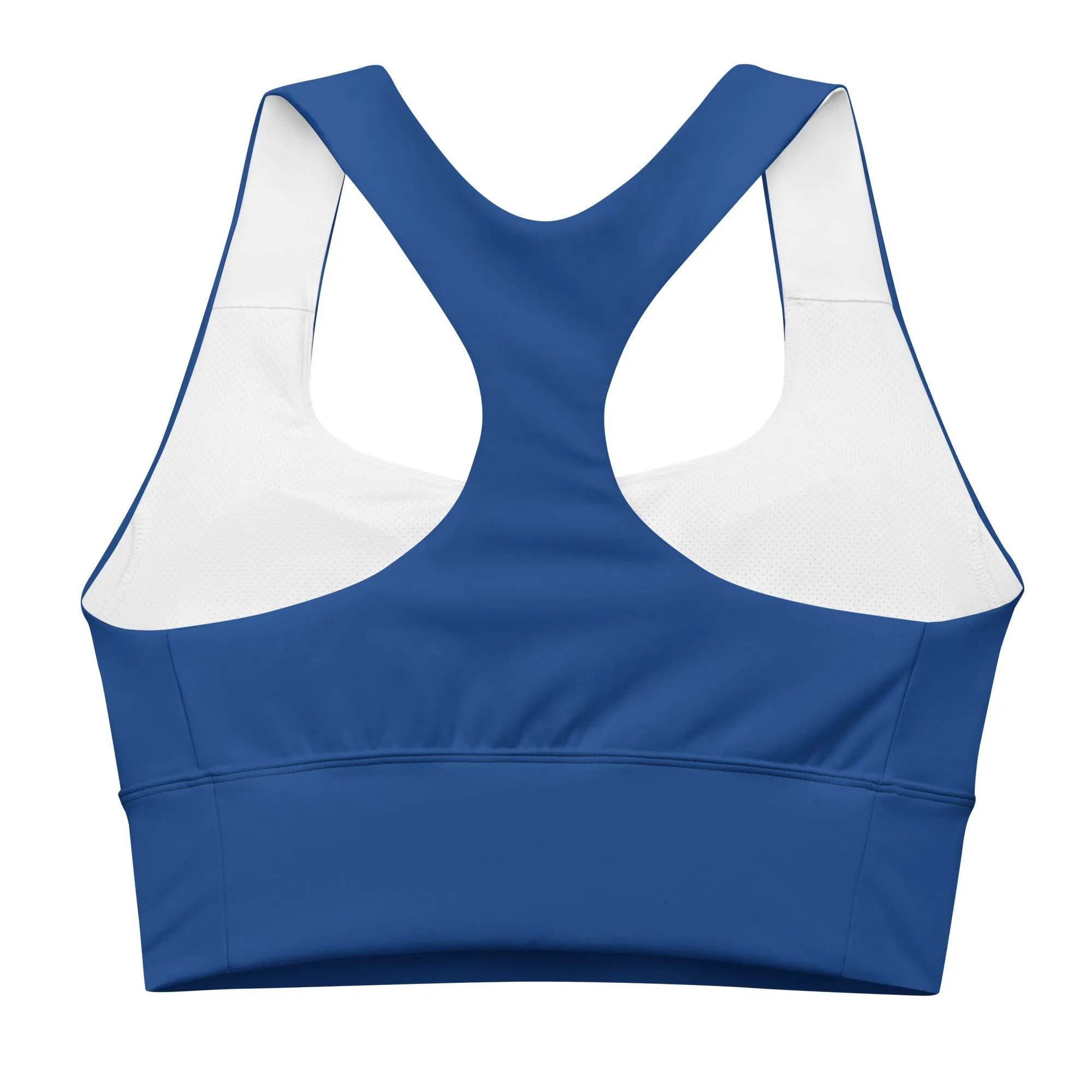 Women's Runway Girlz Sports Bra (Blue/Gold)