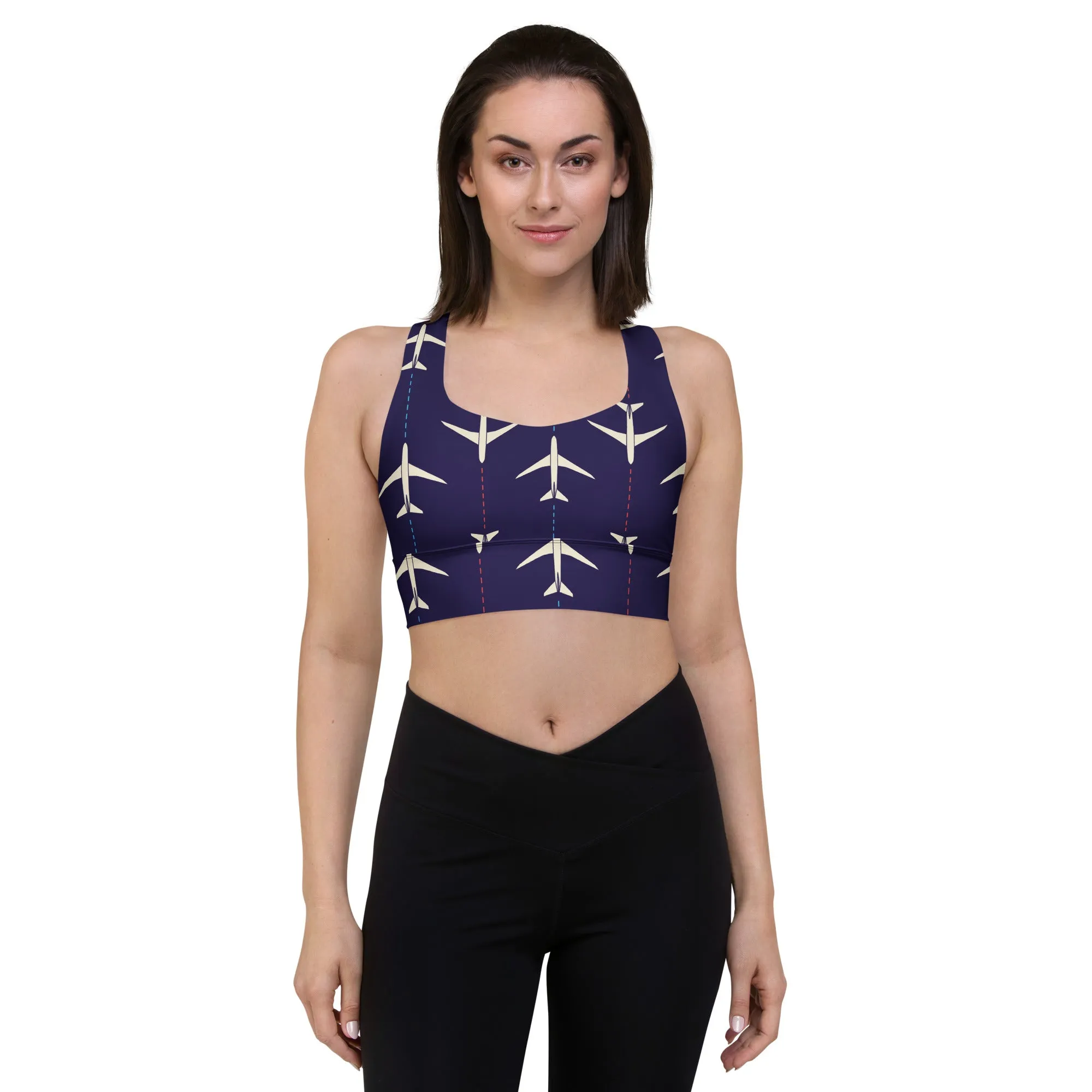 Women's Stitches x Planes Sports Bra