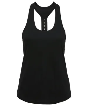 WORKWEAR SAMPLE SALE 2024 -  TR027 Tri Dri Ladies Single Strap back Vest - Black - Size XS