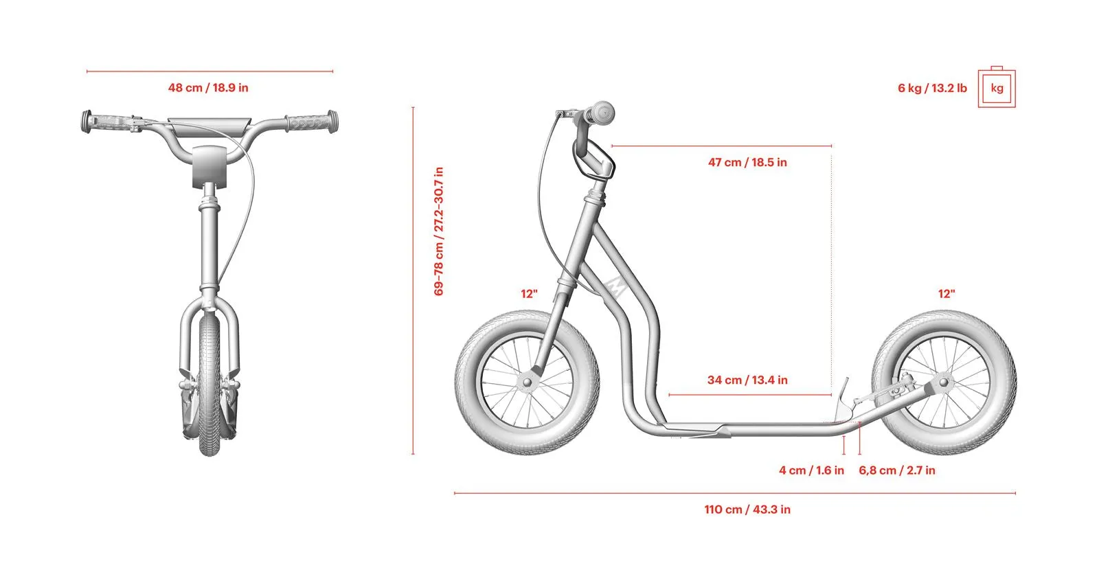 Yedoo - Mau Kickbike / Scooter